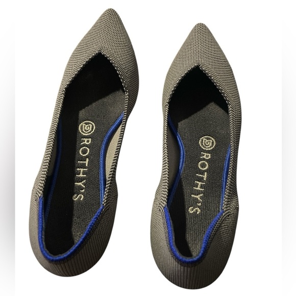 Rothy's The Point Pebble Gray - Picture 3 of 3